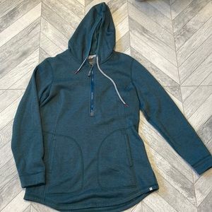 Toad&co cold spring fleece zip tunic top M